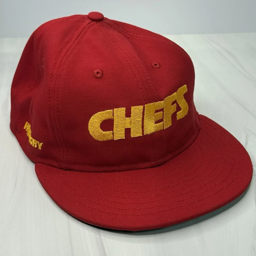 CHEF We Hungry Hat Vintage Flat Brim‎ With Snapback One Size Fits All